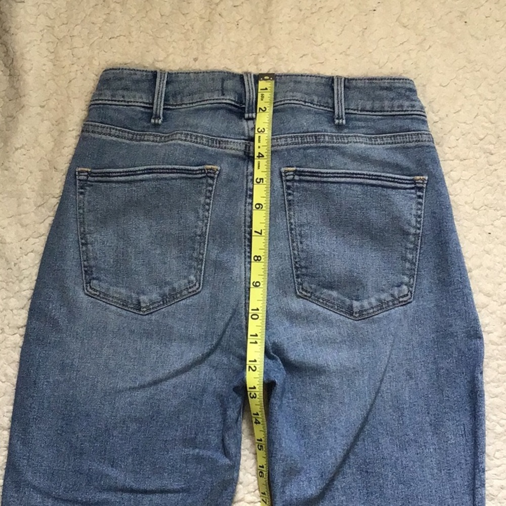🌸 Abercrombie 🌴 Simone high rise fray hem ankle Jeans - Picture 11 of 13